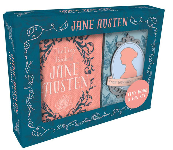 Jane Austen Tiny Book and Pin Set-Fiction: Modern and contemporary-買書書 BuyBookBook