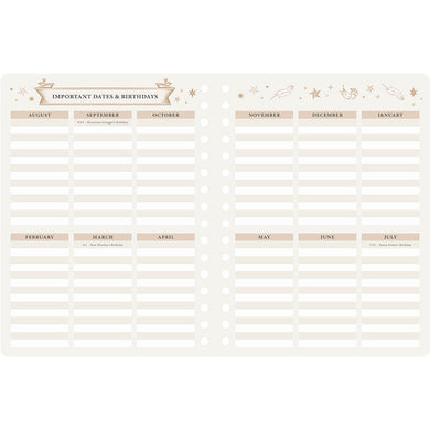 2025-2026 Harry Potter: Hogwarts Student Planner inside page 4