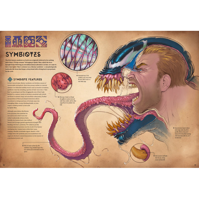 Marvel Anatomy: A Scientific Study of the Superhuman inside page 3