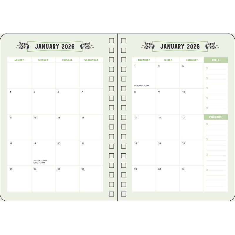 2026 Beetlejuice Beetlejuice 13-Month Weekly Planner inside page 6