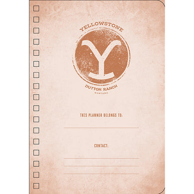 2026 Yellowstone: The Dutton Ranch 13-Month Weekly Planner inside page 1