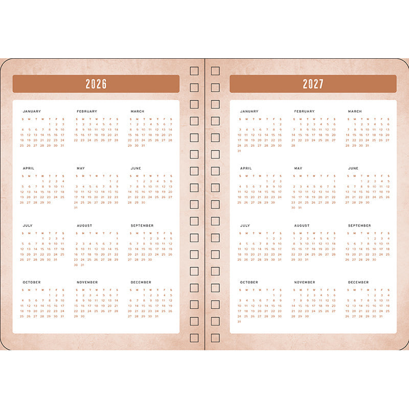 2026 Yellowstone: The Dutton Ranch 13-Month Weekly Planner inside page 2