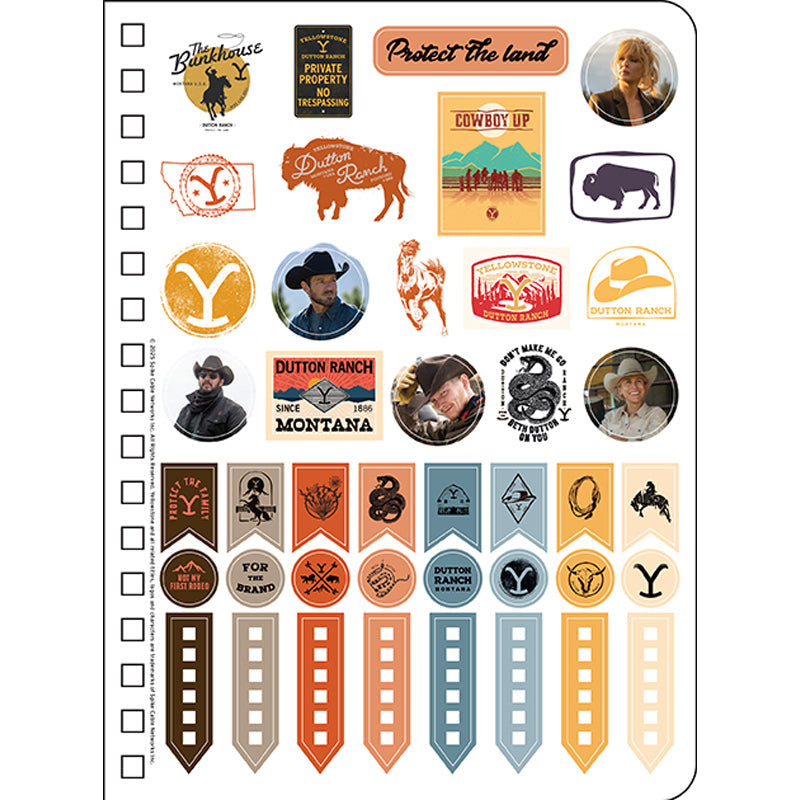 2026 Yellowstone: The Dutton Ranch 13-Month Weekly Planner inside page 9