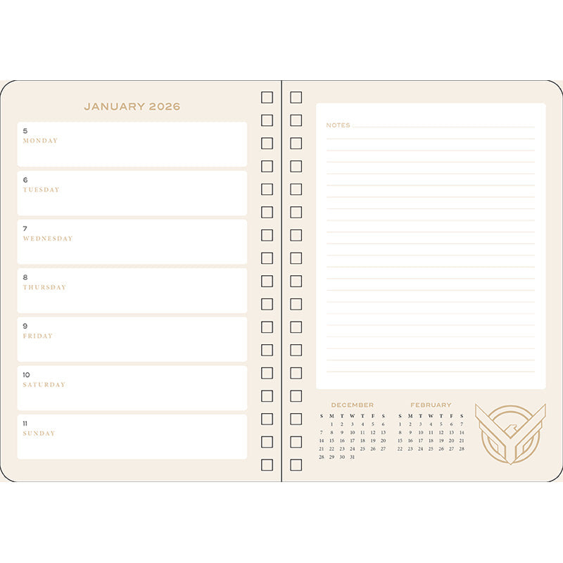 2026 Dune 13-Month Weekly Planner inside page 7