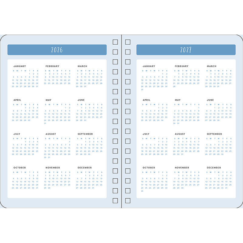 2026 Gilmore Girls 13-Month Weekly Planner inside page 1