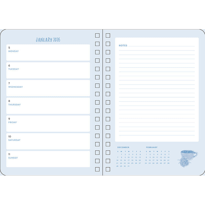 2026 Gilmore Girls 13-Month Weekly Planner inside page 4