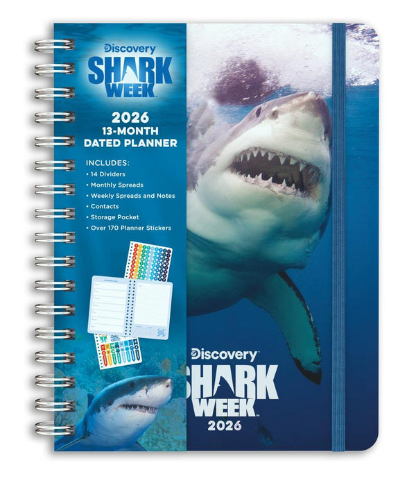 2026 Shark Week 13-Month Weekly Planner-Society/ culture/ social sciences-買書書 BuyBookBook