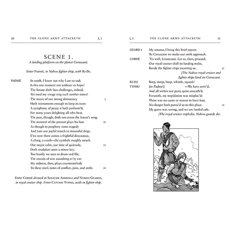 William Shakespeare's The Clone Army Attacketh: Star Wars Part the Second inside page 1