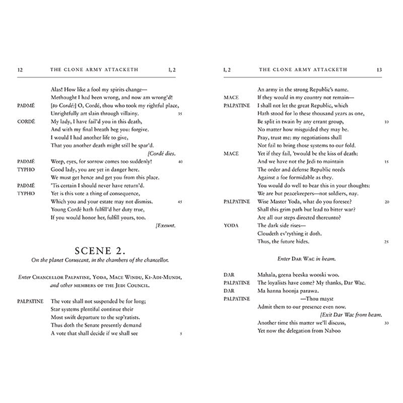 William Shakespeare's The Clone Army Attacketh: Star Wars Part the Second inside page 2