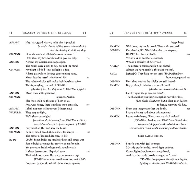 William Shakespeare's Tragedy of the Sith's Revenge: Star Wars Part the Third inside page 4
