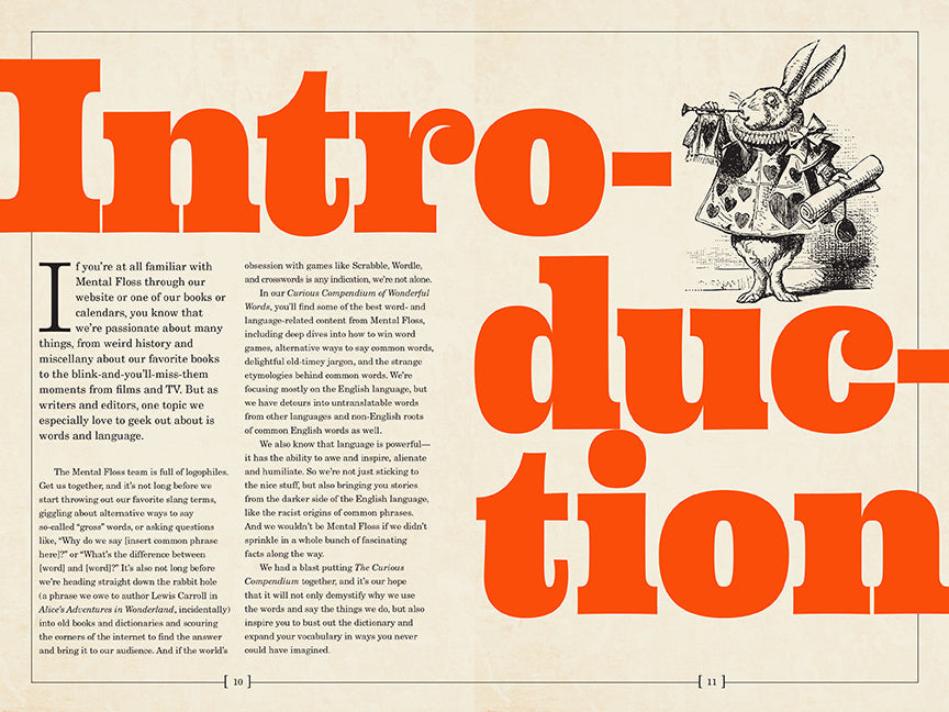 Mental Floss: The Curious Compendium of Wonderful Words inside page 2