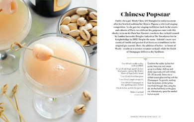 Official Emily in Paris Cocktail Book inside page 2