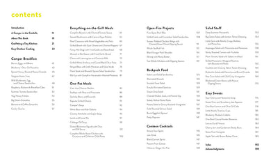 Out There: A Camper Cookbook inside page 1