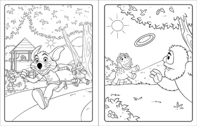 Chuck E. Cheese & Friends Coloring & Activity Book inside page 1