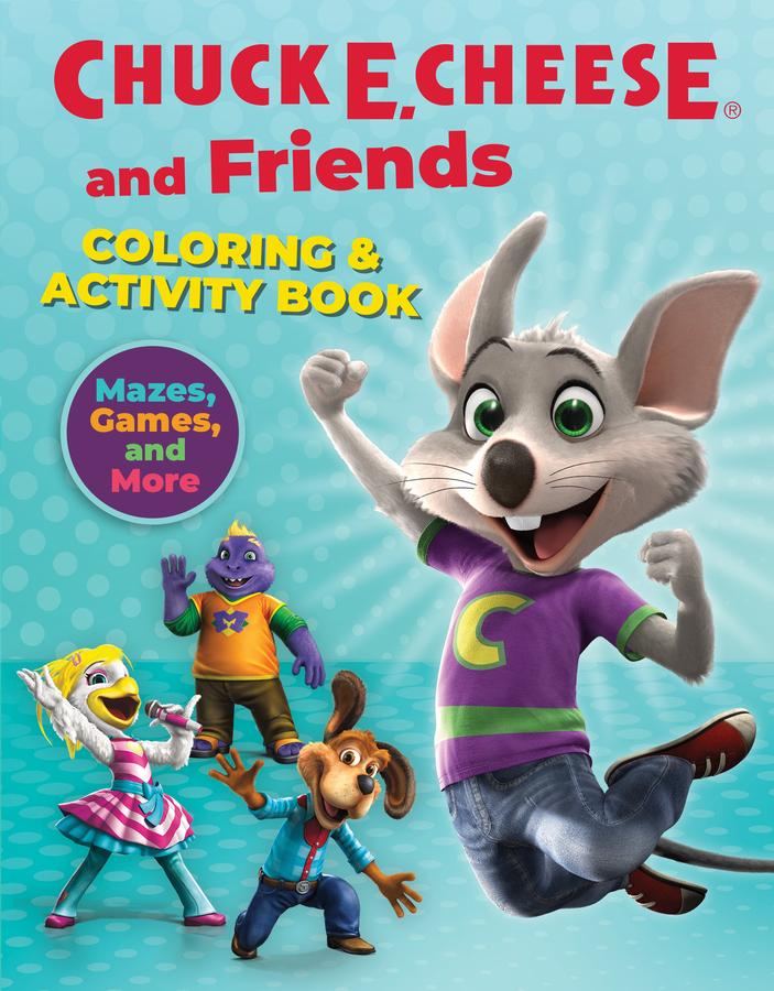 Chuck E. Cheese & Friends Coloring & Activity Book-Children’s interactive and activity books and kits-買書書 BuyBookBook