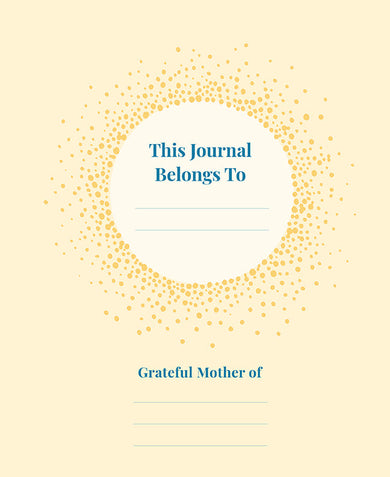 Mother's Gratitude Journal inside page 1