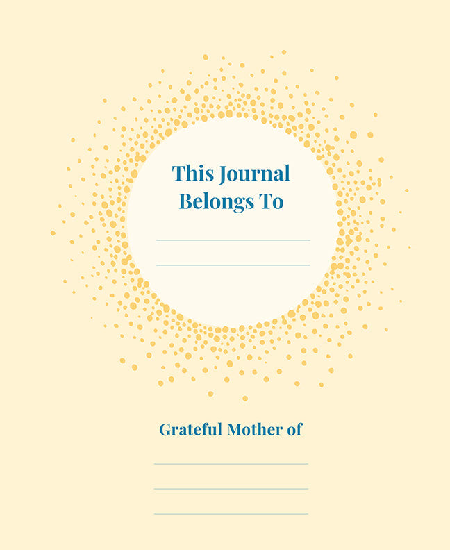 Mother's Gratitude Journal inside page 1