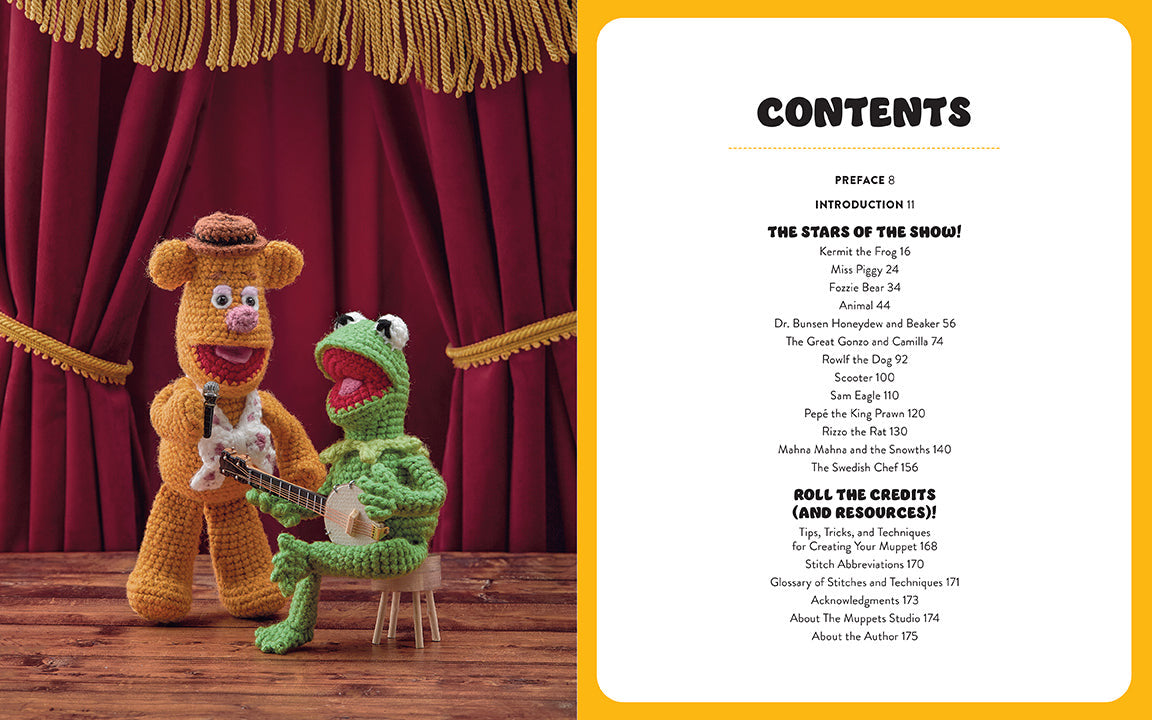 Muppets Official Crochet Amigurumi inside page 1