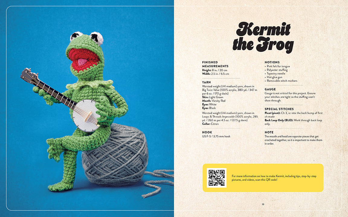 Muppets Official Crochet Amigurumi inside page 3