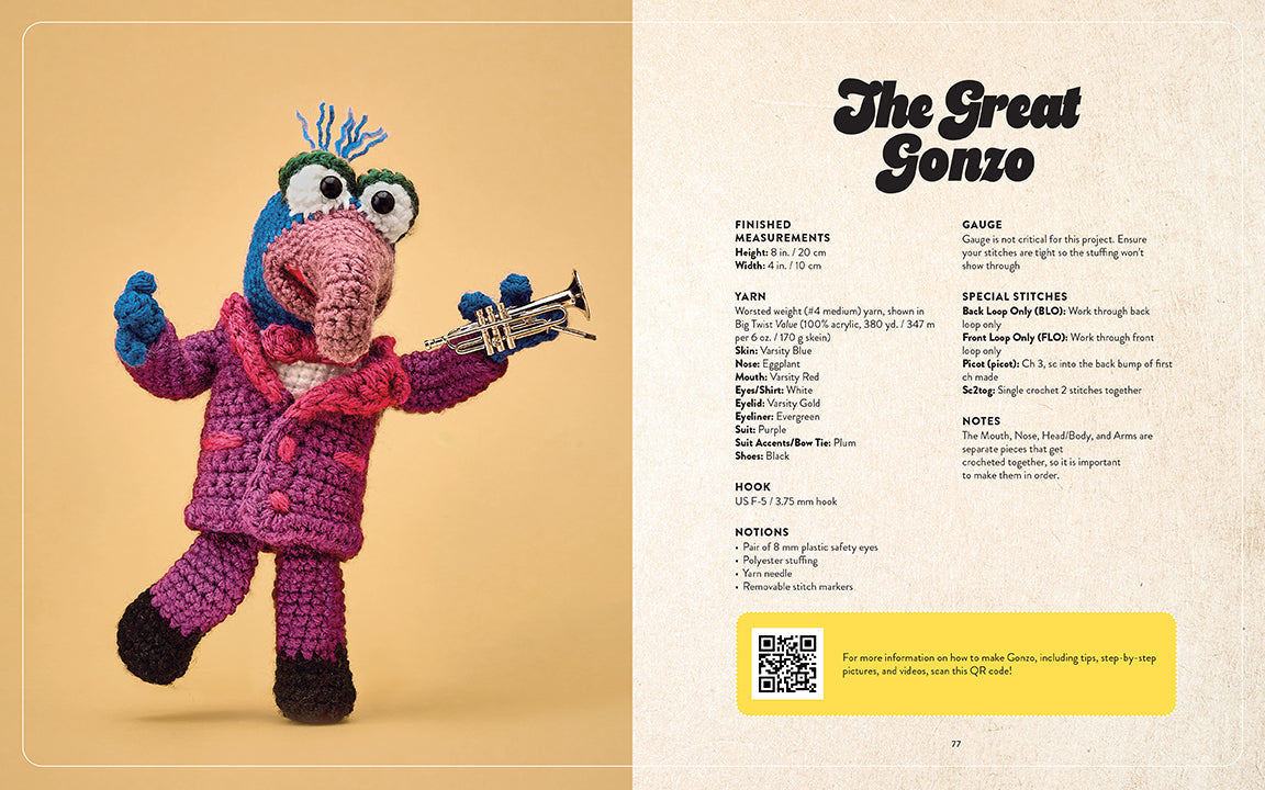 Muppets Official Crochet Amigurumi inside page 5