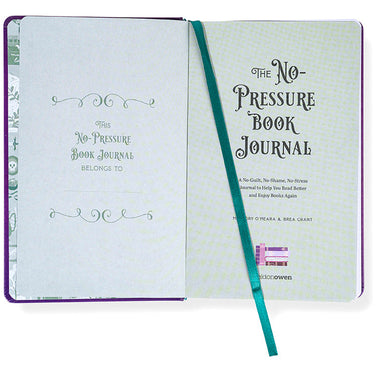 The No-Pressure Book Journal inside page 1