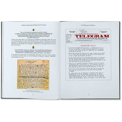 The H. P. Lovecraft Experience (Deluxe Box Set) inside page 2