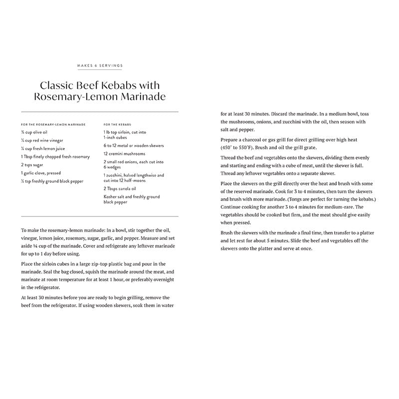 Williams Sonoma Grilling Recipe Deck inside page 6