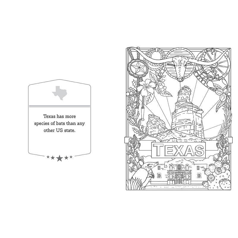 America the Beautiful Coloring Book inside page 4
