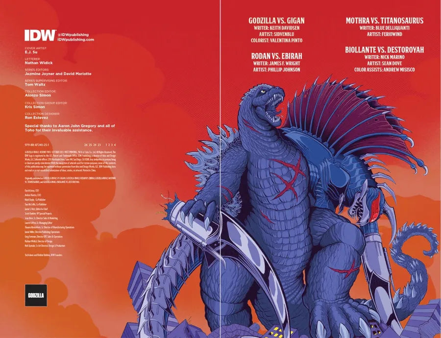 Godzilla Rivals: Round Two US - Paperback / softback