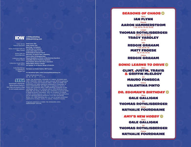 Sonic the Hedgehog: Seasons of Chaos US - Paperback / softback