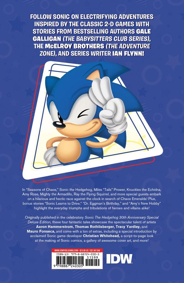 Sonic the Hedgehog: Seasons of Chaos US - Paperback / softback