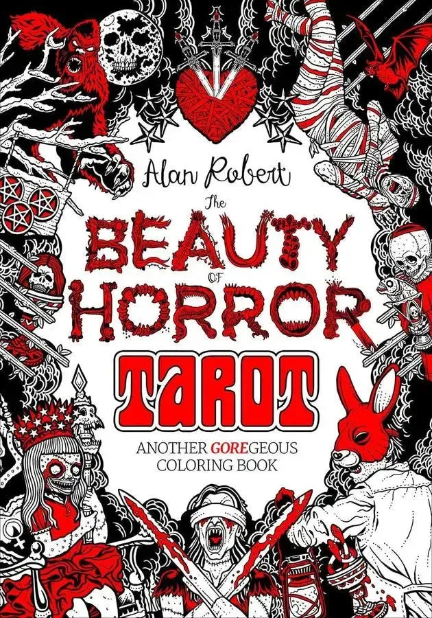 The Beauty of Horror: Tarot Coloring Book-Lifestyle and Leisure-買書書 BuyBookBook