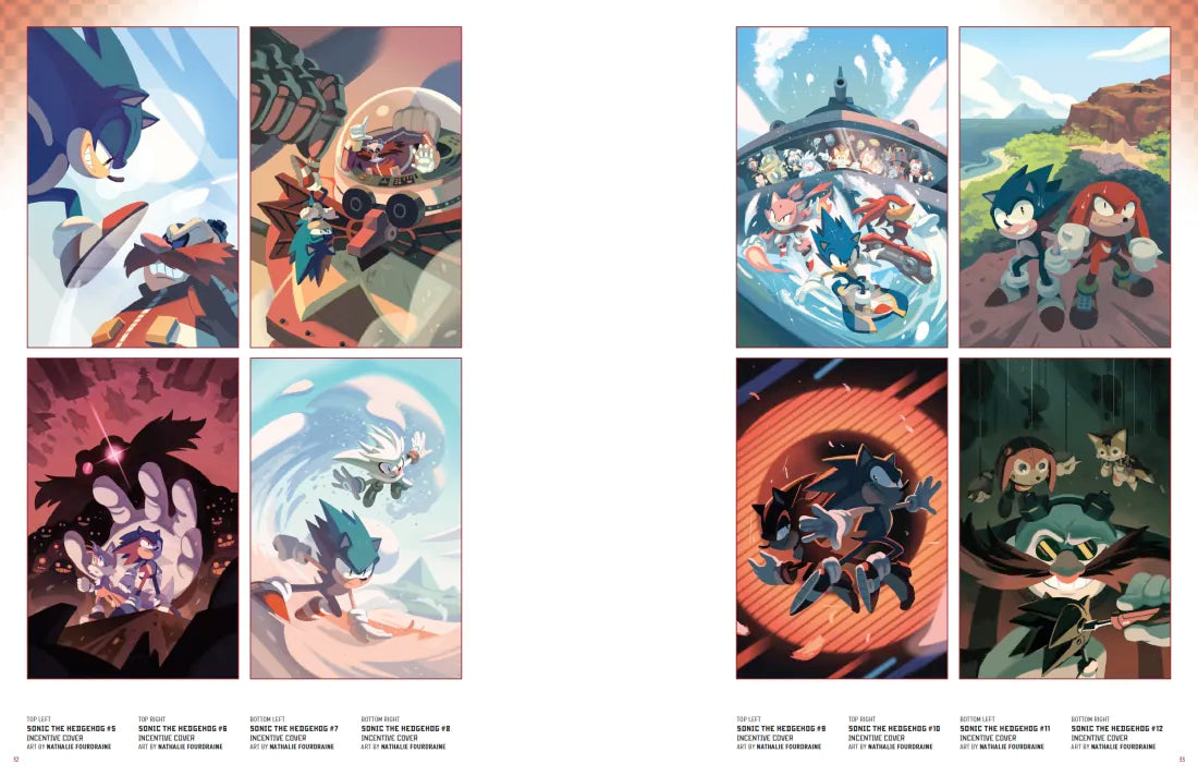 Sonic the Hedgehog: The IDW Comic Art Collection US - Hardback