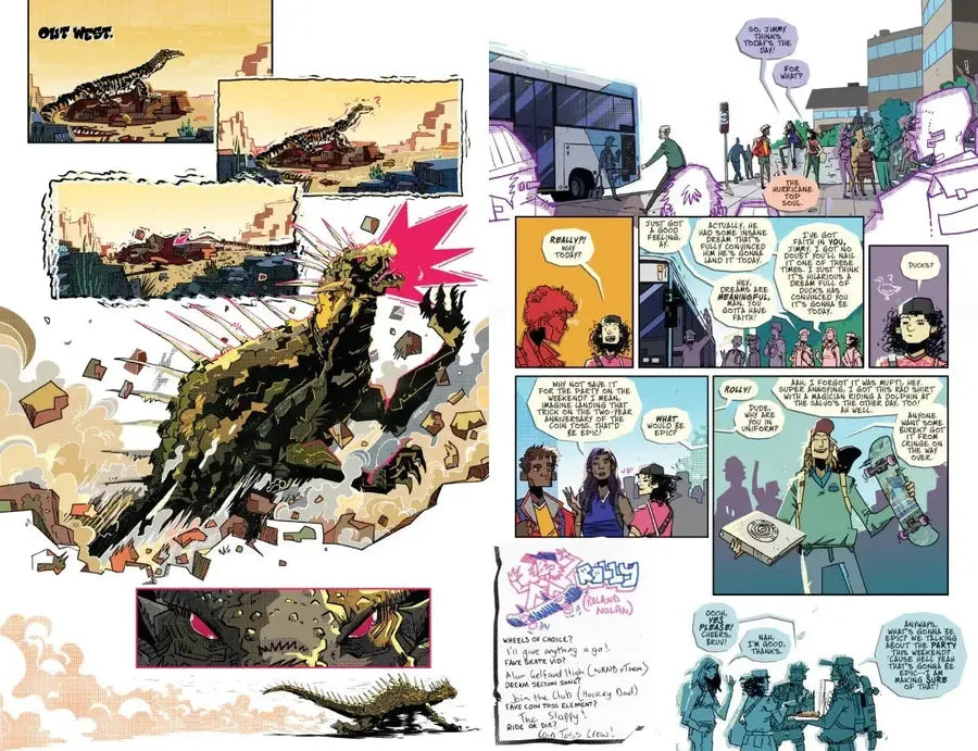 Godzilla: Skate or Die US - Paperback / softback