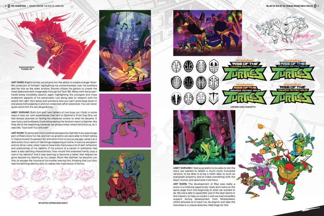 The Art of Rise of The Teenage Mutant Ninja Turtles US - Hardback
