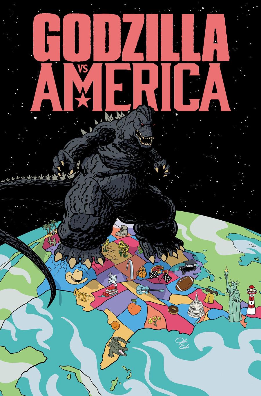 Godzilla Vs. America-Graphic novel / Comic book / Manga: genres-買書書 BuyBookBook