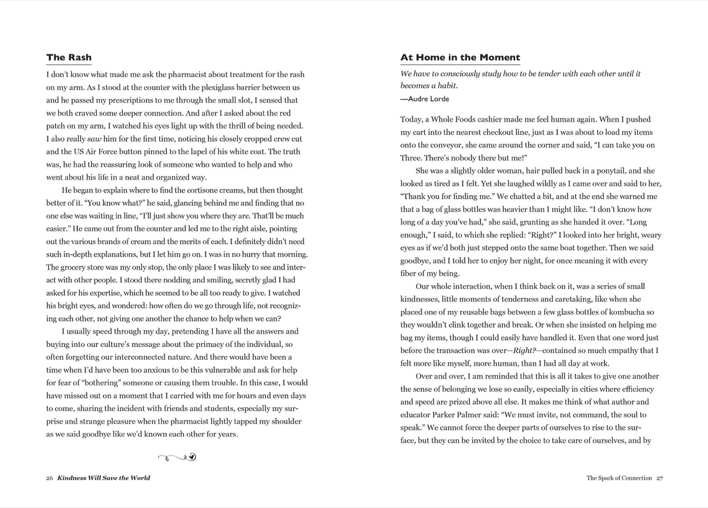 Kindness Will Save the World inside page 2