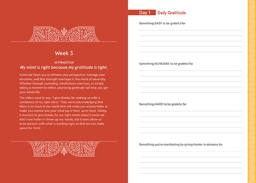 GrateFULLness: A BlackFULLness Gratitude Journal inside page 3