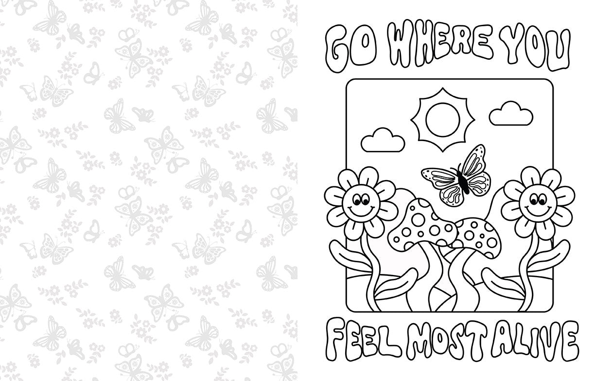 Grow Through What You Go Through: A Mindful Coloring Book inside page 1