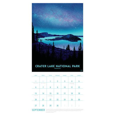 2026 The Art of the National Parks Wall Calendar inside page 3