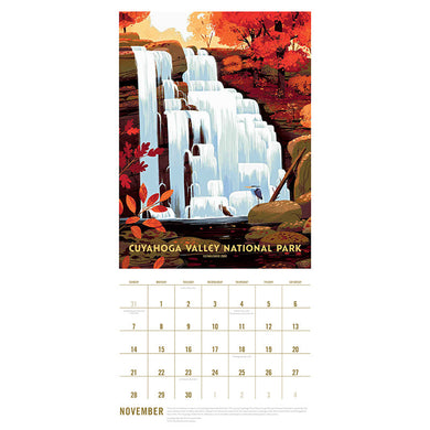 2027 The Art of the National Parks Wall Calendar inside page 5