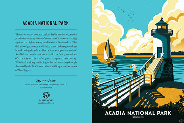 The Art of the National Parks Boxed Note Card Set inside page 2