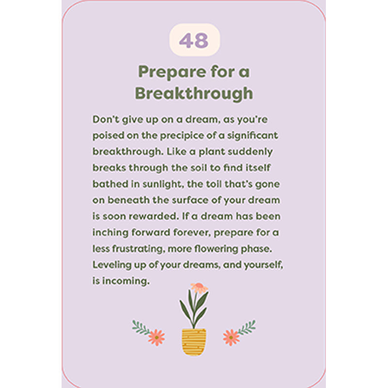 The Comforting Wisdom Oracle inside page 8
