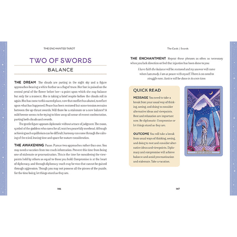 The Enchanted Tarot inside page 9