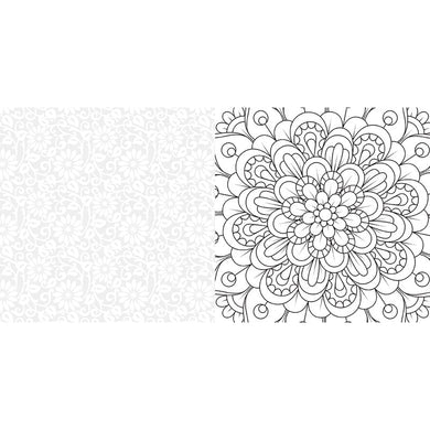 100 Blooming Designs: Flowers inside page 1
