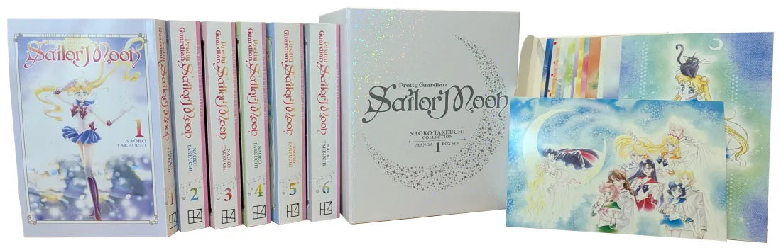 Sailor Moon Manga Box Set Vol.1-6 (Naoko Takeuchi Collection) US - Multiple-component retail product, boxed