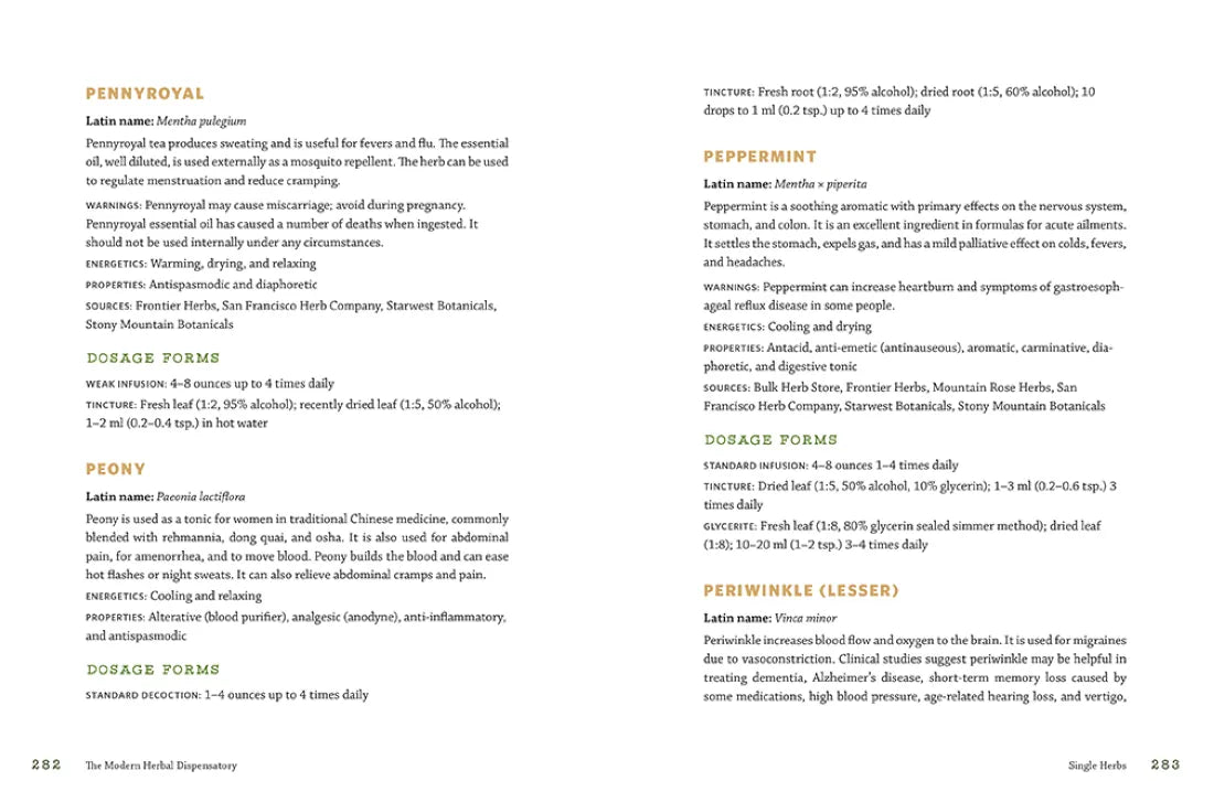 The Modern Herbal Dispensatory US - Hardback