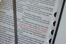 KJV Holy Bible, Giant Print Thinline Large format, Gray Premium Imitation Leather with Ribbon Marker, Red Letter, and Thumb Index US - Paperback / softback