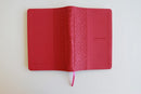 KJV Holy Bible, Large Print Medium format, Fuchsia Faux Leather w/Ribbon Marker, Red Letter, thumb Index US - Paperback / softback