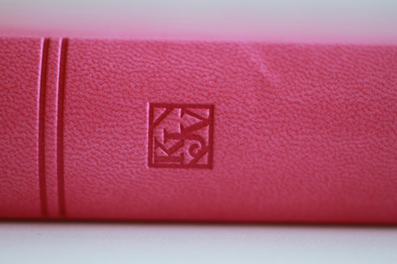 KJV Holy Bible, Large Print Handy Size, Fuchsia Premium Imitation Leather w/Ribbon Marker, Red Letter, Zipper US - Paperback / softback